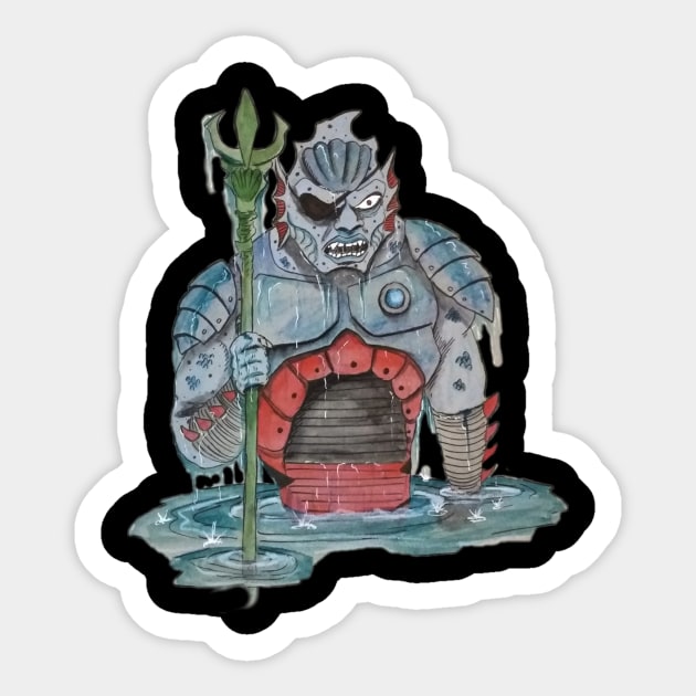 Merdude Sticker by ArtofJesseCobb